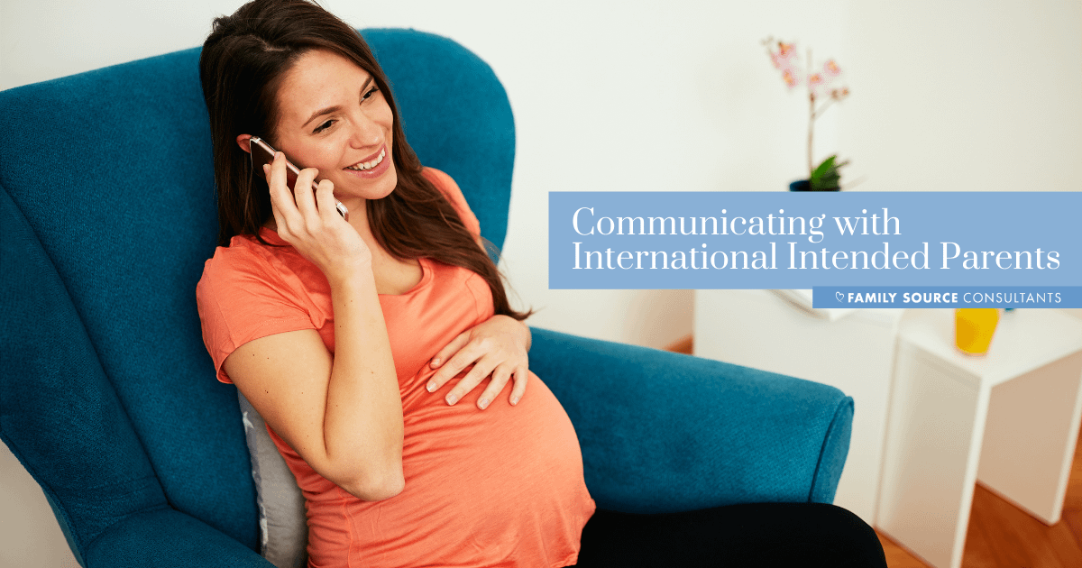communicating with international intended parents