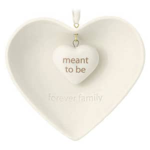 meant to be forever family ornament